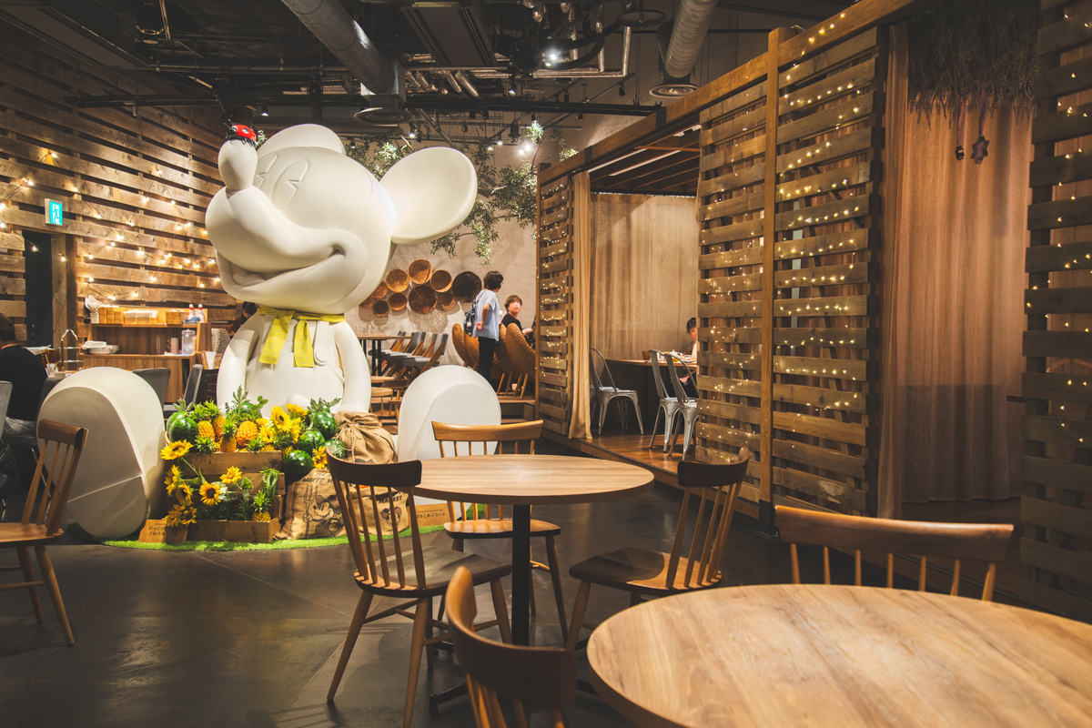 渋谷ヒカリエの〈Disney HARVEST MARKET By CAFE COMPANY〉