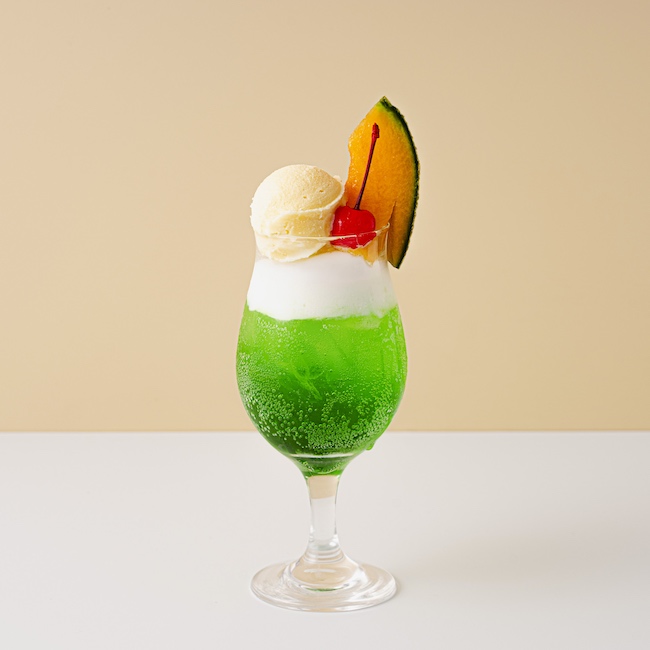 CAFE AUX BACCHANALES「"クインシー"クリームソーダ」880円