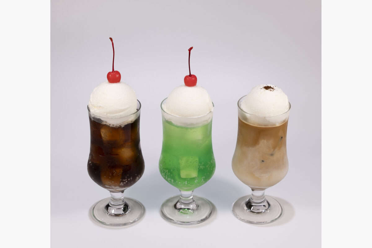 クリームソーダ・コーラフロート・カフェラテフロート ＜ポール バセット＞