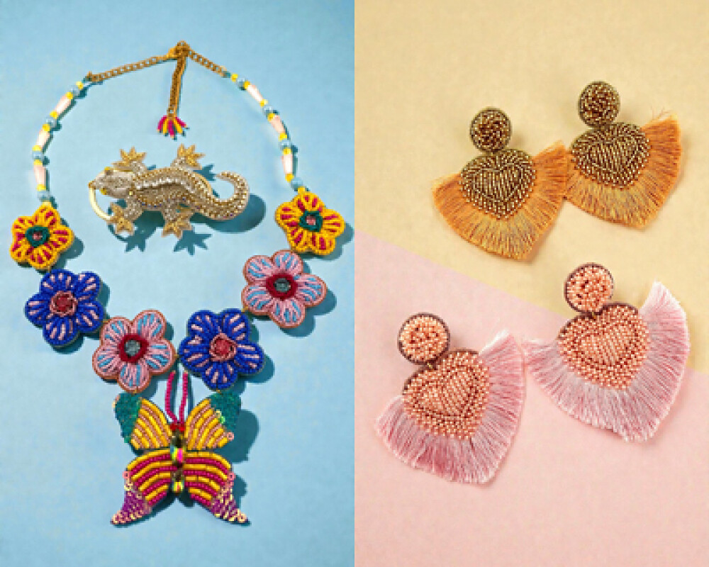 手刺繍で作られた華やかなファッションアイテム〈Psquuare Fashion Jewelly〉POP UP SHOP