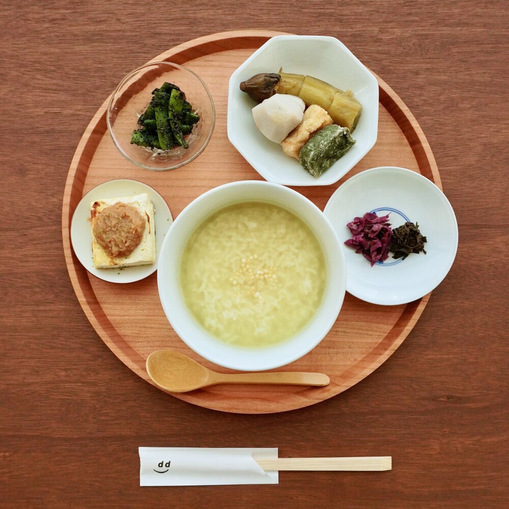 d47食堂モーニング「抹茶と茶粥ではじめる朝食の会」