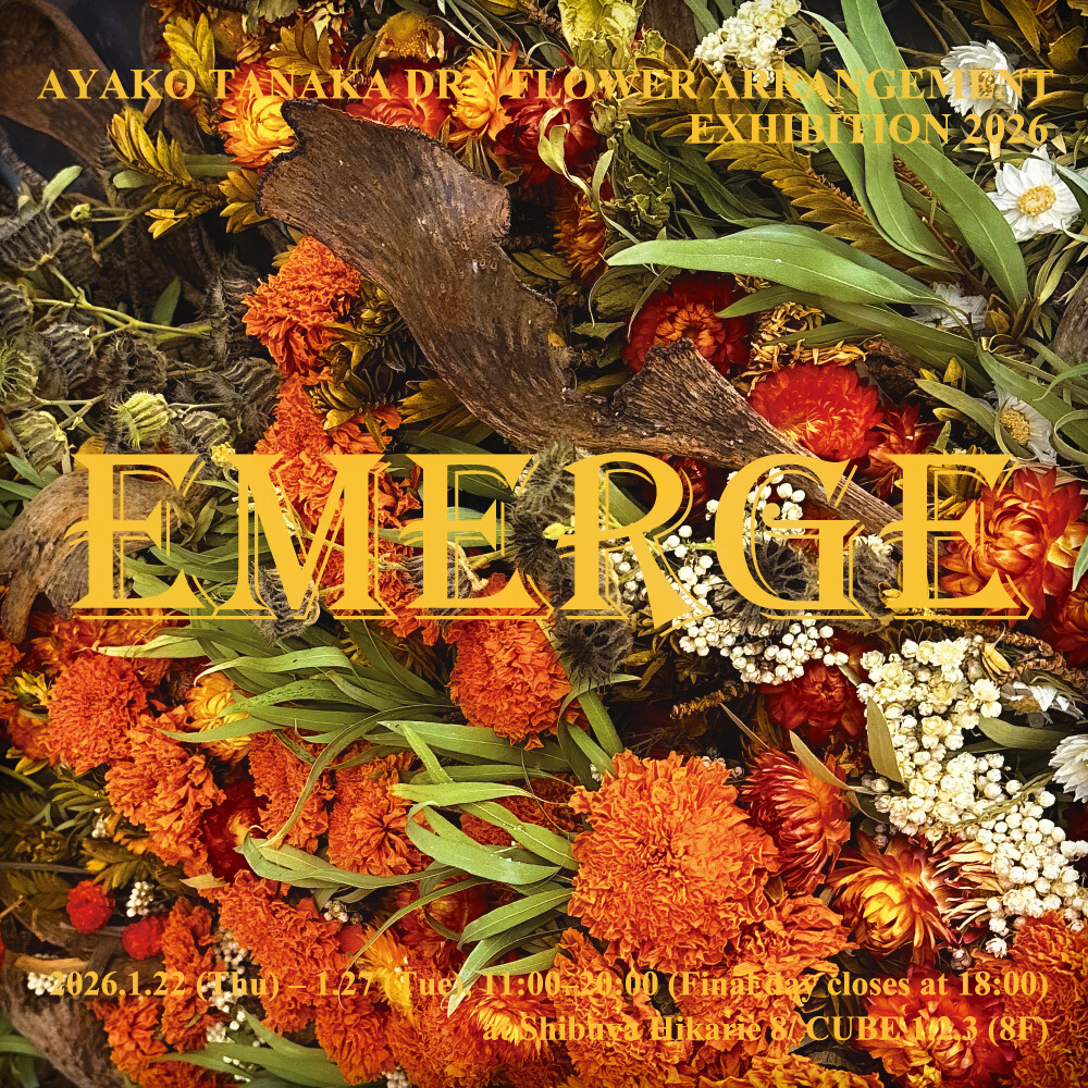 EMERGE ーAYAKO TANAKA DRY FLOWER ARRANGEMENT EXHIBITION 2026ー
